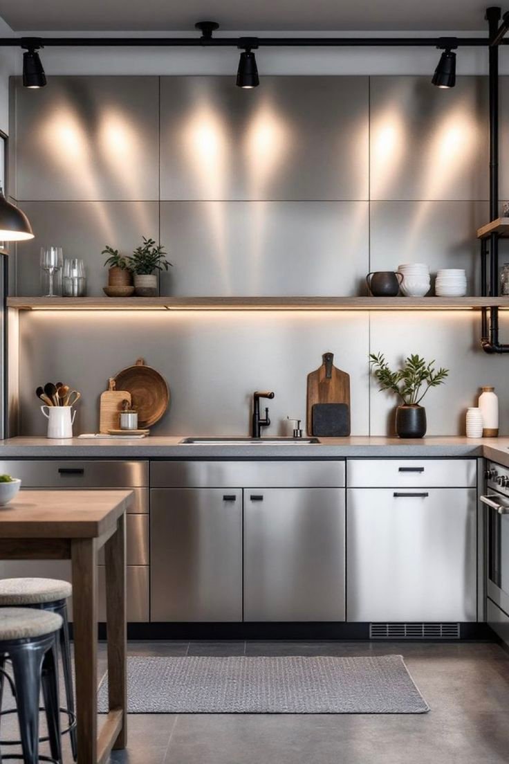 Application Stainless Steel kitchen items (Sink, Basket, Countertops)